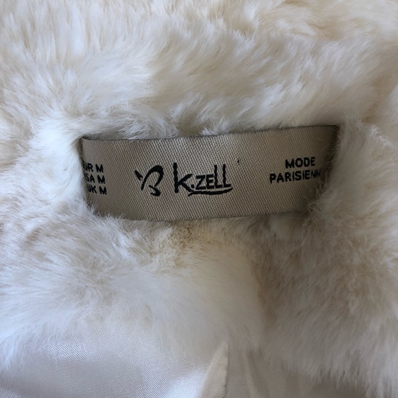 Faux fur mid length coat - Picture 6 of 9